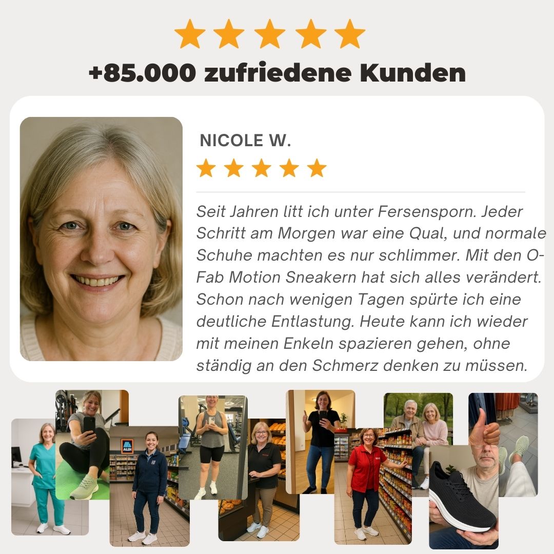 Orthopädische Sneaker Ultra 3.0 Ideal für Fersensporn