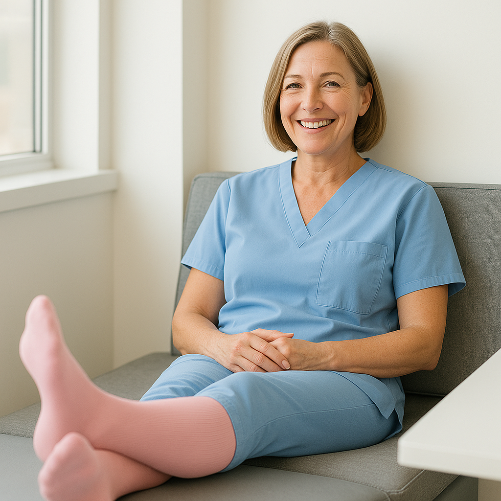 Medizinische Kompressionsstrümpfe gegen Krampfadern