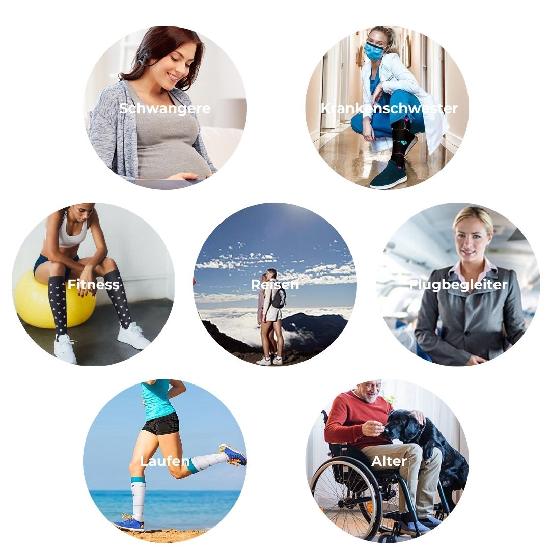 Medizinische Kompressionsstrümpfe gegen Krampfadern