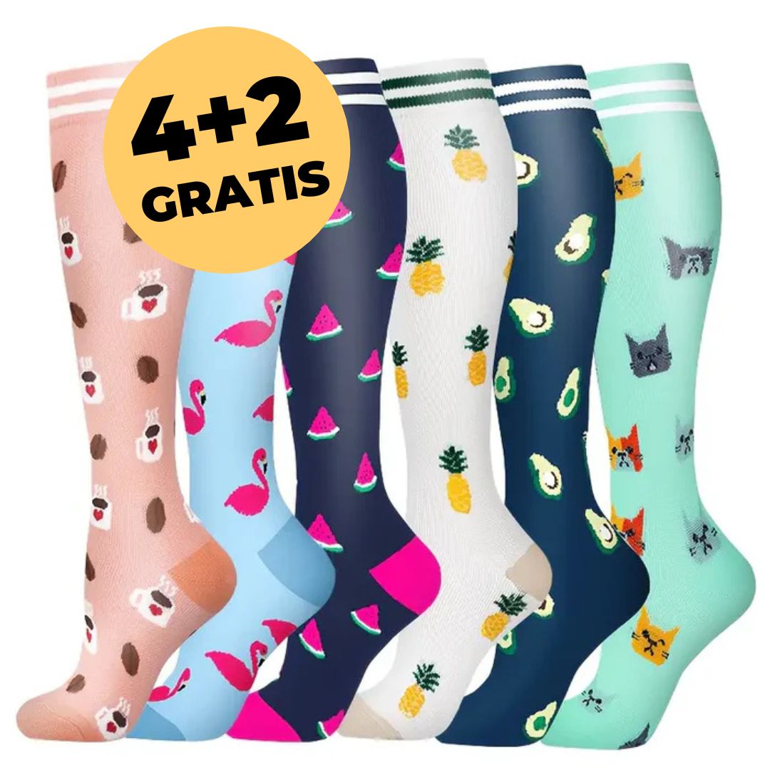 Orthopädische Kompressionsstrümpfe Colorful